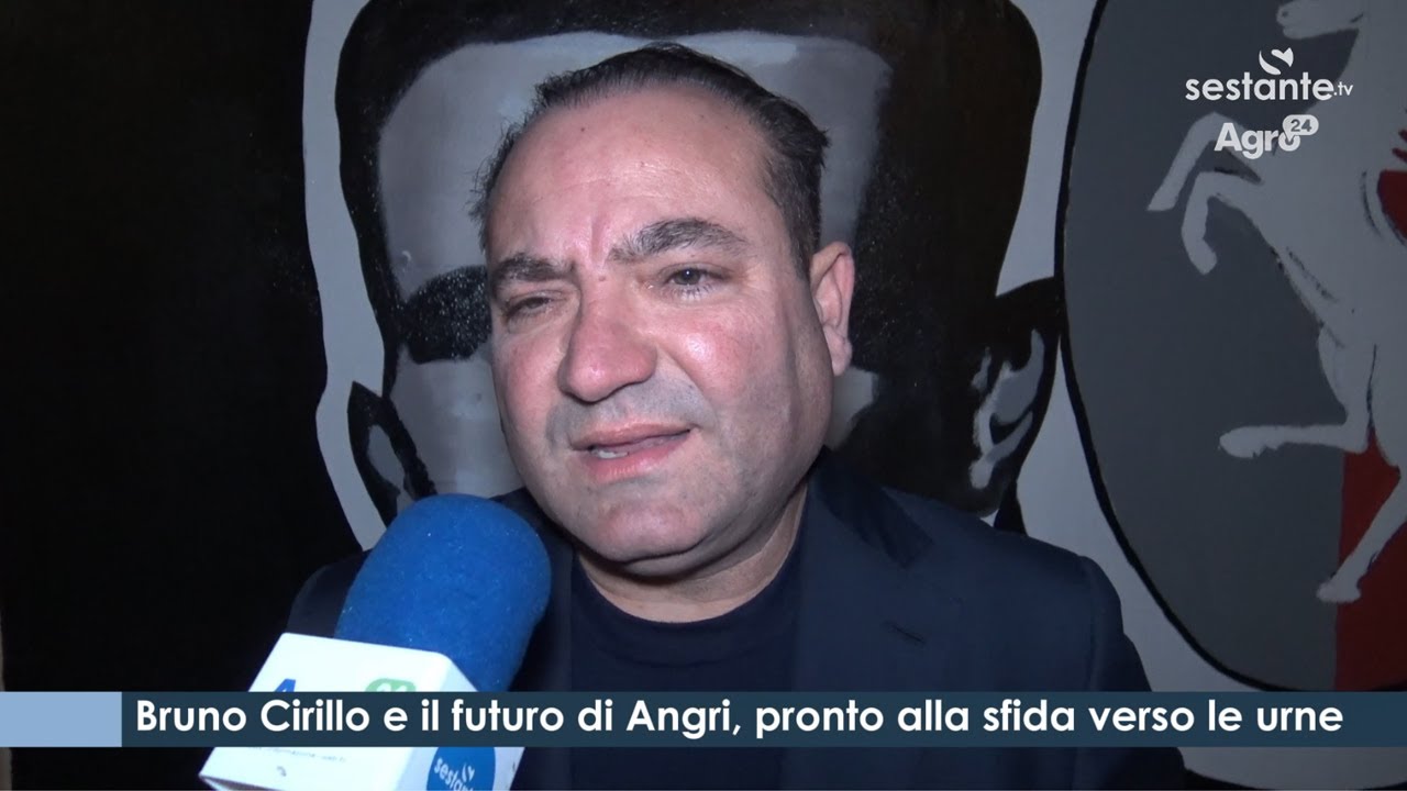 Bruno Cirillo durante un intervento pubblico